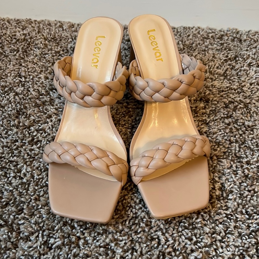 Leevar braided heels!!